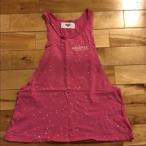 Pink SOULCYCLE muscle tank, size XS